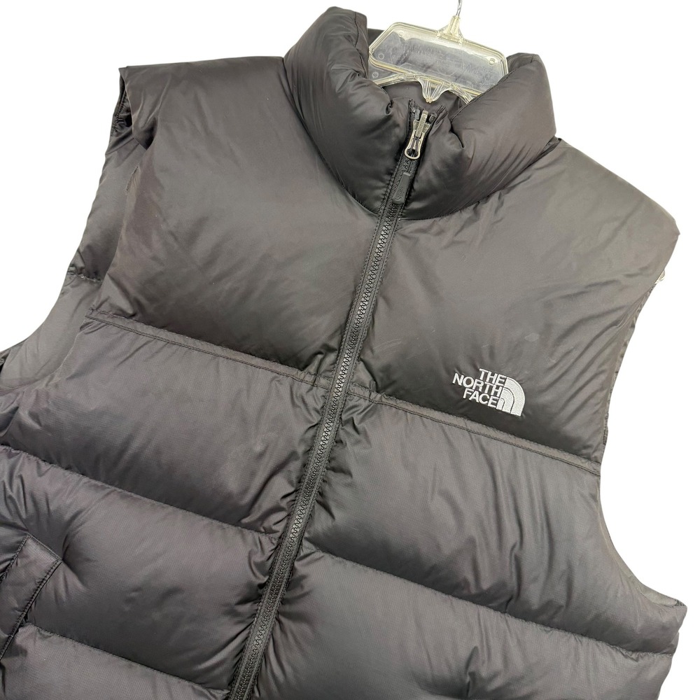 The North Face Puffer Vest Mens Large Black Nuptse 700 Down NF00C760